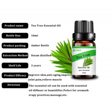 natural pure aromatheraphy Tea tree Essential oil for skin care