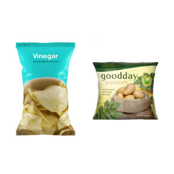 Verschil kleuren chip bag size vergelijking