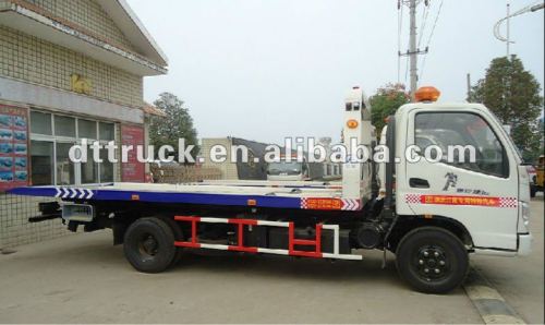 5000-6000kg recovery truck,flat towing truck,road wrecker