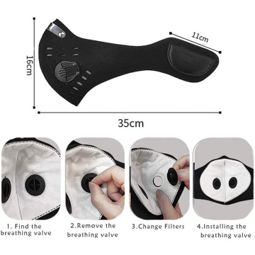 Atacado Ciclismo Face Guard Neoprene Poeira Face Cover