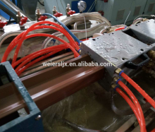 PVC PE WPC Profile Extrusion Line Wood Plastic Profile Production Line