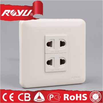 electrical power socket, universal electric socket, double electrical floor sockets