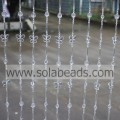 Garniture de guirlande de perles en plastique en cristal de fil de 16 mm et 30 mm et 6 mm et 28 mm