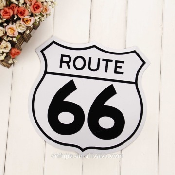 Decor Route 66 Aluminum Sign Street Road Sign