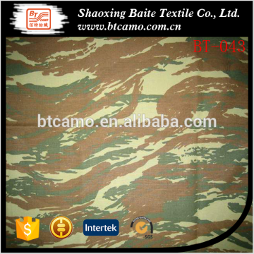 CVC 80/20 ripstp custom fabric printing camouflage fabric