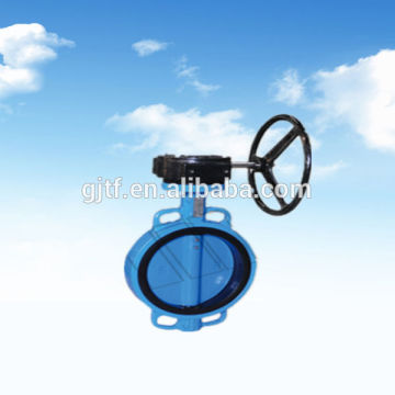 Nylon coated flange butterfly valve