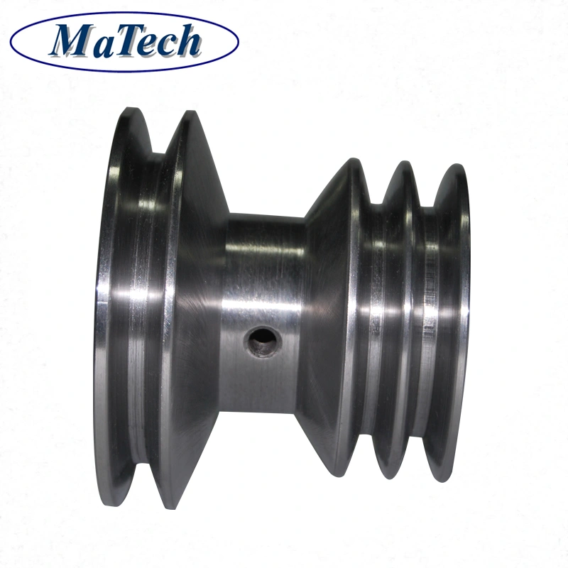 China Foundry Mass Production OEM CNC Cast Steel Metal Pulley Wheel