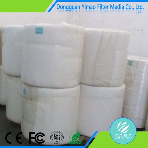 Cina fornitori gratuiti rotoli filtro aria tessuto 100% poliestere tessuto
