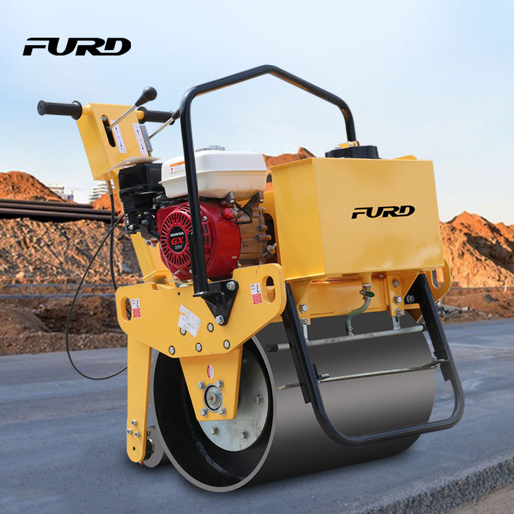 Walk Behind Single Drums Roller for Sale FYL-D600