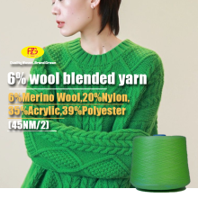 Luxury Wool Blended Yarn for Premium Fabric Production