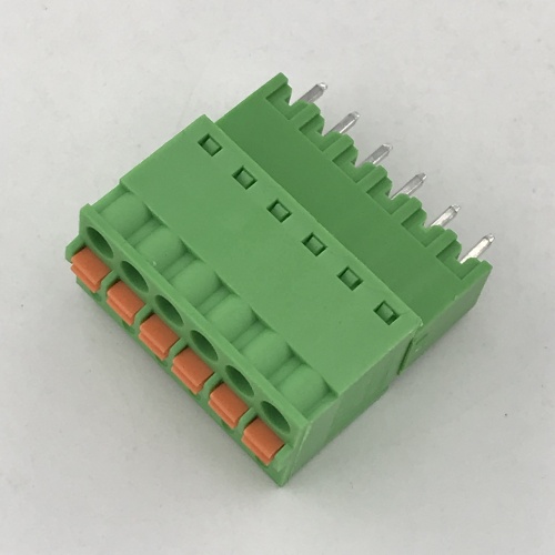 Terminal de borniers à plug-in PCB de type Spring