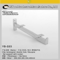 prateleira do metal de parede suportes de hardware produto/cromo exibir ganchos