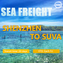 Shenzhen Shipping Price Sea Freight To Suva Fiji
