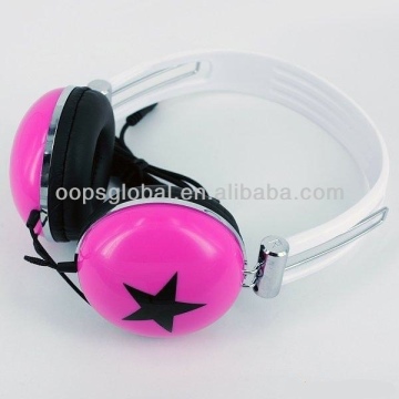 Star headphone with UV ce rohs material headphone