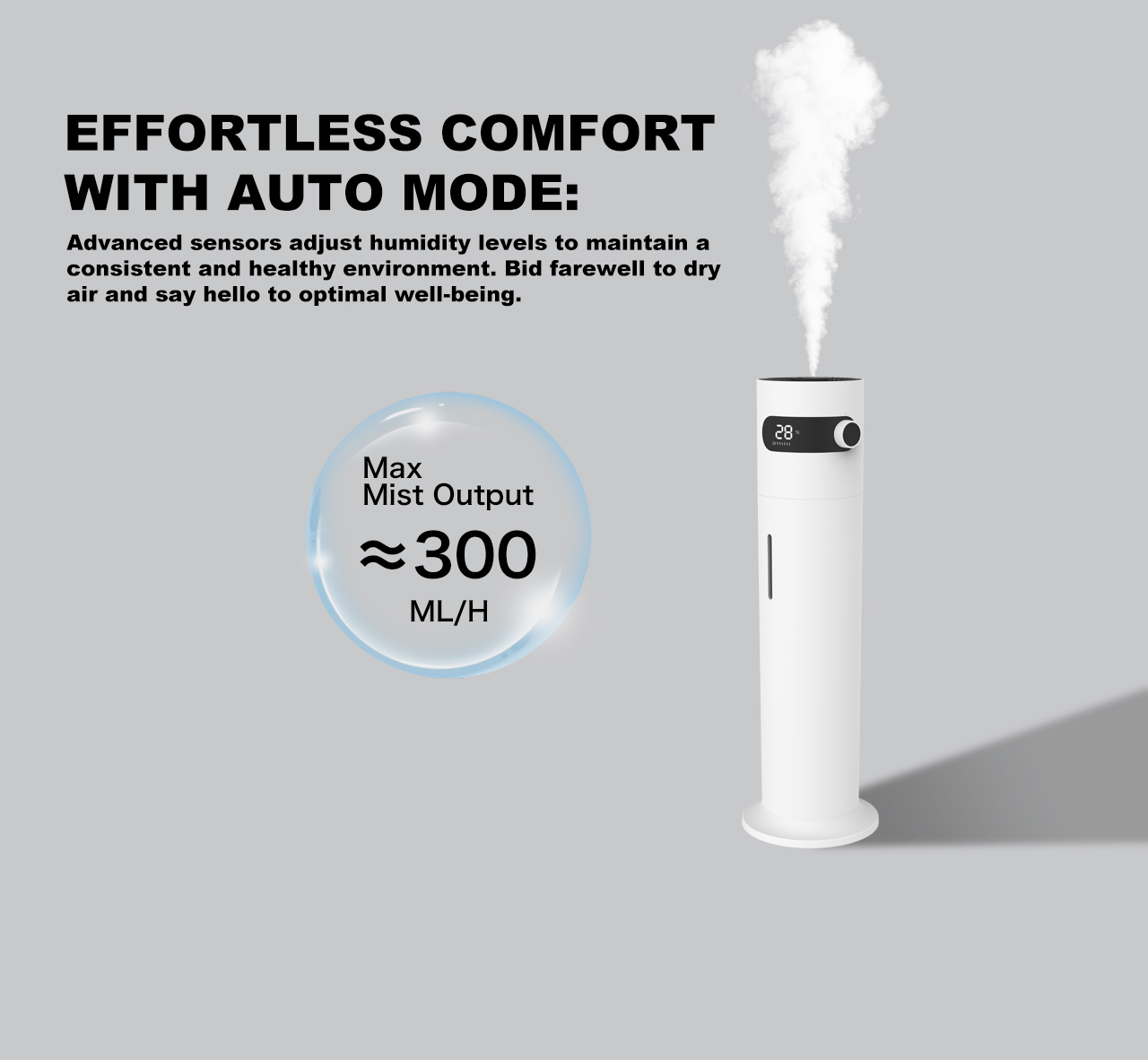 HTJ-2502B Humidifiers mist volume HTJ-2502B Humidifiers mist volume