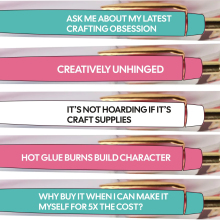 Hot Selling Gold Pen Set with Crafty Design