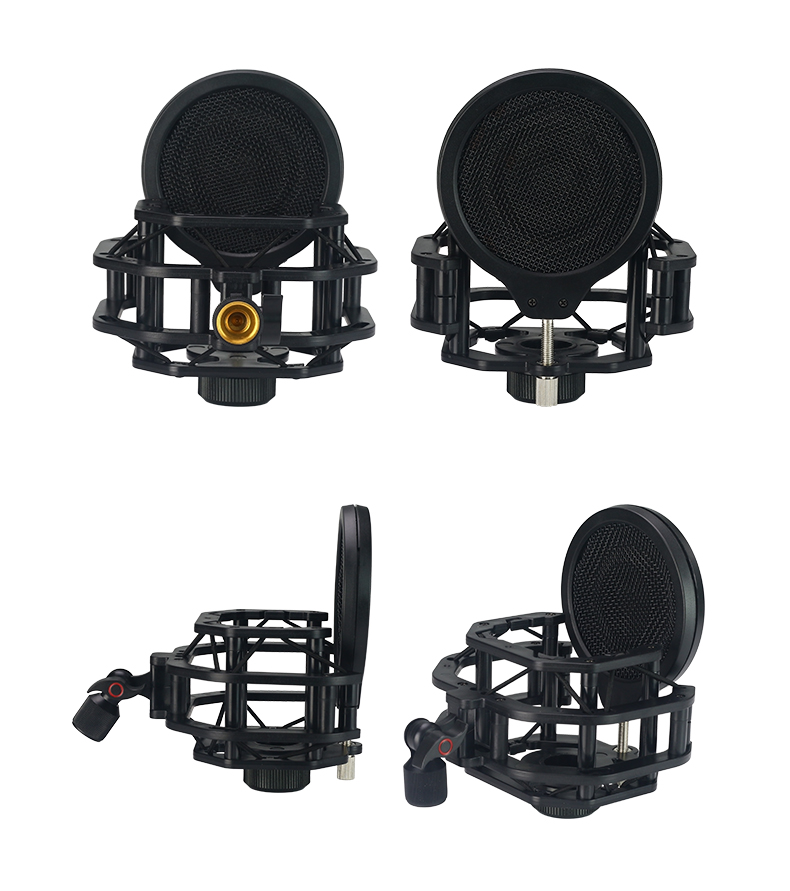 Studio Sound Recording Microphone Shock Mount Clip Holder For Condenser Mic