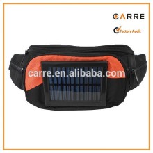 custom solar power charger panel waist pack bag