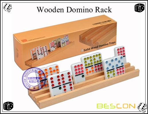 Wooden Domino Rack Wooden Domino Rack