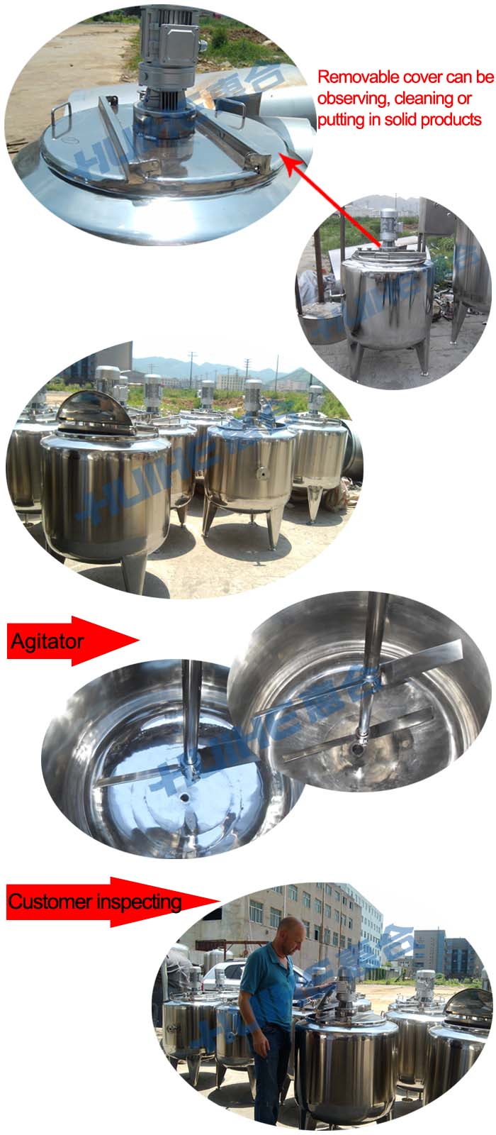 Tomato Paste Blending Tank for Food