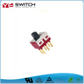 6 Pins Gold Plated Slide Switch