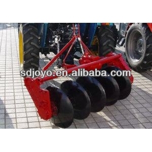 Tractor disc plow in cultivators
