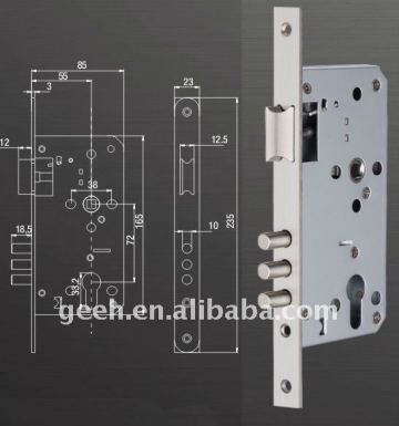 Stainless Steel Mortise Door Lock