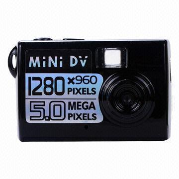5MP Mini DV Recorder with Smallest DV Design, 1280 x 960 AVI ,VGA
