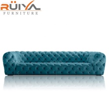 High-Quality Tufted Velvet Chesterfield Sofa Set - Baxter Design Chester Moon Italian Fashionable