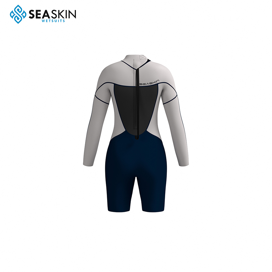 Seackin Custom Summer Long Sleeve Springsuit Wetsuit
