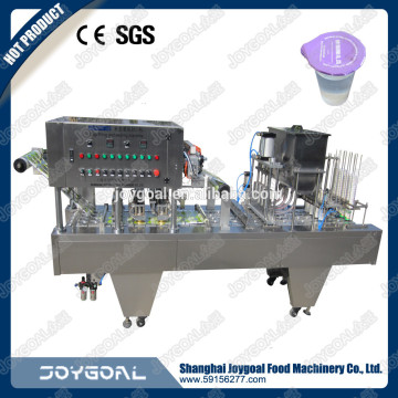 fruit jiuce cup filling sealing machine