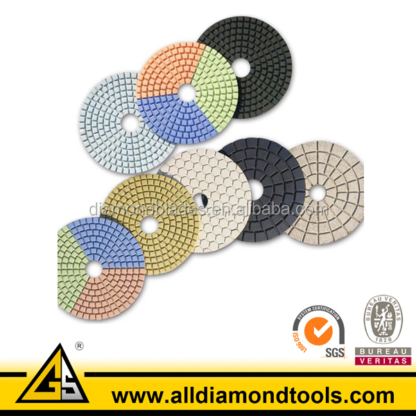 Angle Grinder Flexible Diamond Polishing Pads for Glass