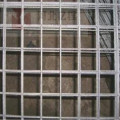 Galvanized welded single wire mesh panel for supermarket