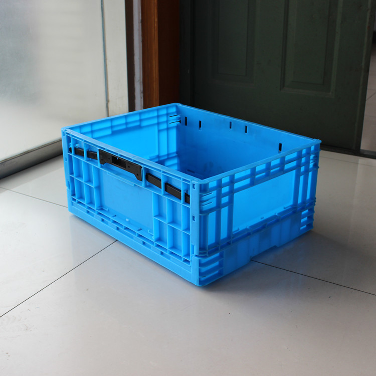 Plastic Rectangular Large Industrial Storage Box Foldable Fruit Box Factory Turnover Crate Box