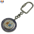 Souvenir Gift Metal Custom Spinning Keychain