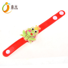 Cheap wholesale flashing custom soft PVC led bracelet