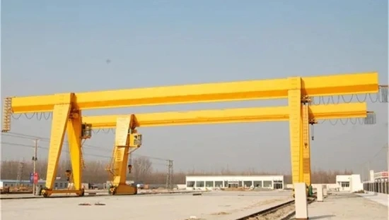 10 Ton Heavy Duty Electric Double Beam Hoist Gantry Crane Price for Sale for Moveable Machine to Carry Goods and Steel Plate