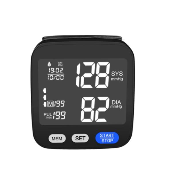 Sertifikasi Profesional Pergelangan tangan Sphygmomanometer OEM Akurat Smart Healthcare BP Mesin Digital Monitor Tekanan Darah