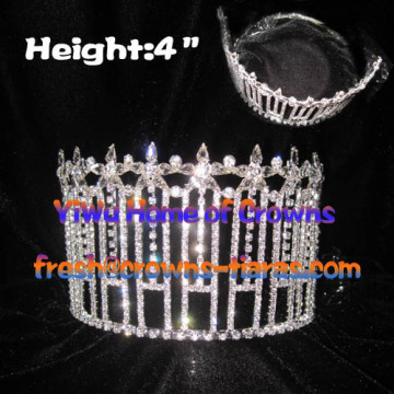 Clear Diamond Pageant Queen Crowns