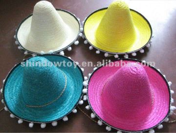 Sombrero Mexican sombrero hat, Fashion Mexican wheat straw hat