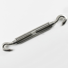 High-Quality JIS Type Stainless Steel Cable Turnbuckles: AISI316/304 Hooks & Open Body Design
