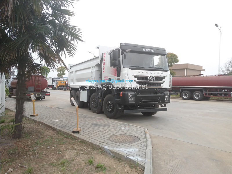 Saic hongyan 8x4 heavy dumper