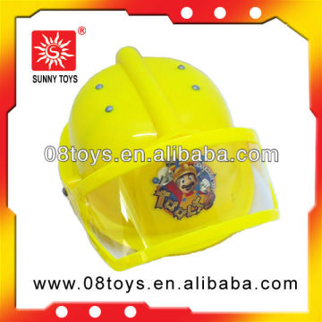 Plastic toy fire helmet