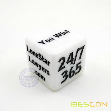 Custom Loaded Dice 1inch