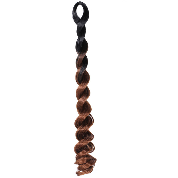 24inch Big Deep Wave Crochet Hair Extension Prestretched Synthetic Sea Body Wave Braiding Hair