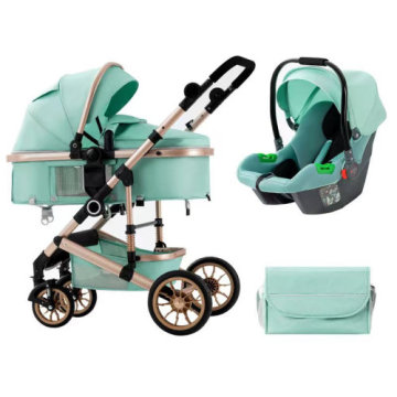 High View Infant Pushchair Travel System with Car Seat