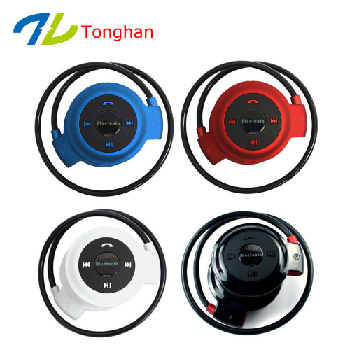 Foldable neckband bluetooth headphone volumn control for music