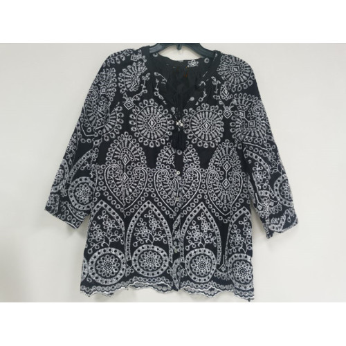 Ladies Woven Long Sleeve Blouse