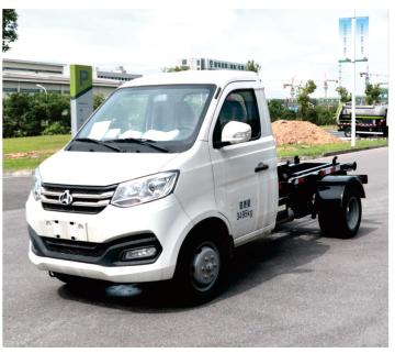 Removable compartment garbage truck