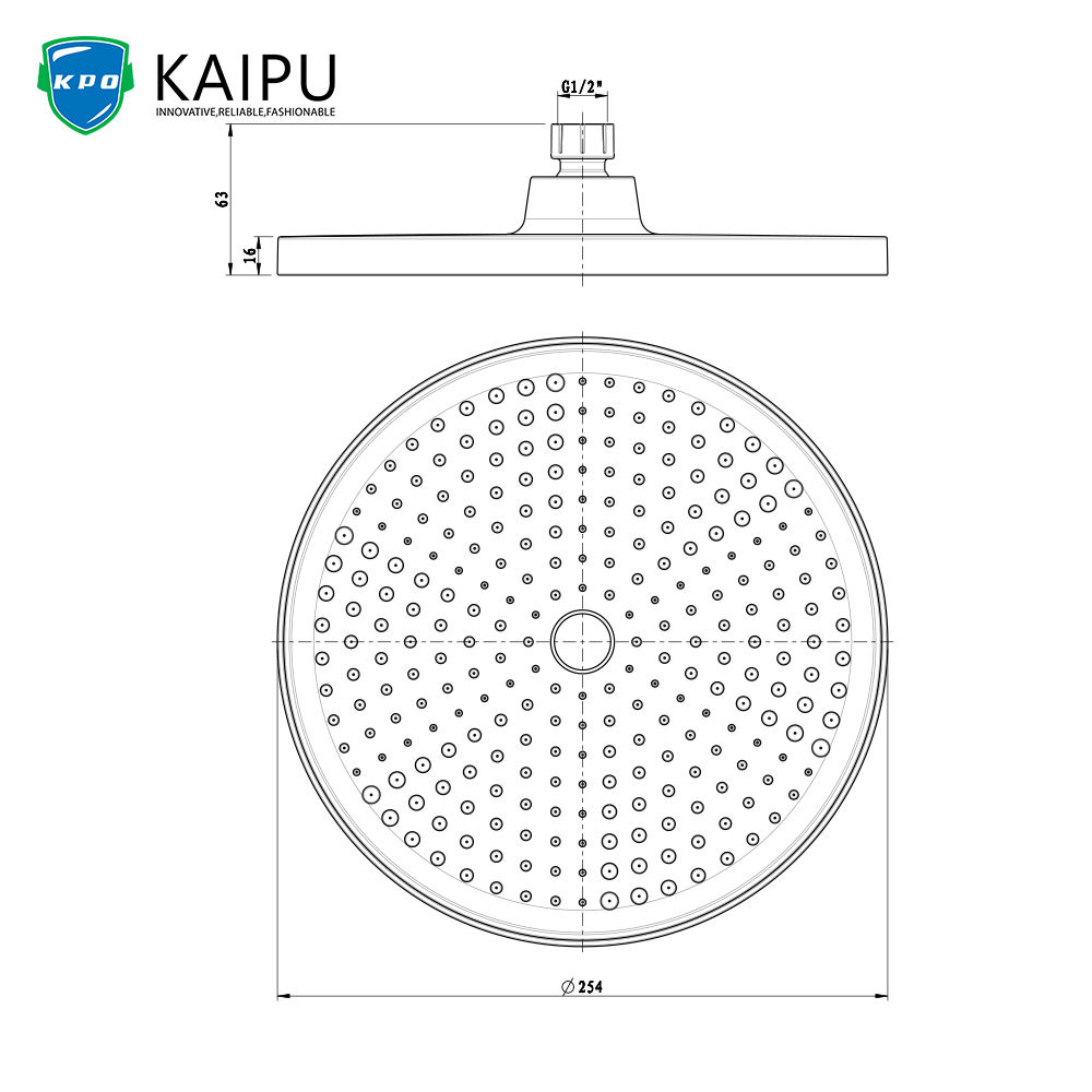 Rainfall Shower Head Drawing Jpg